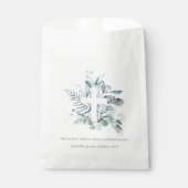 ユーカリプタス・シダの葉が最初の聖餐式を交差 フェイバーバッグ (正面)