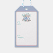 ユーカリプタス&ポインセティアスとチノイスリーヴァース ギフトタグ (裏面)