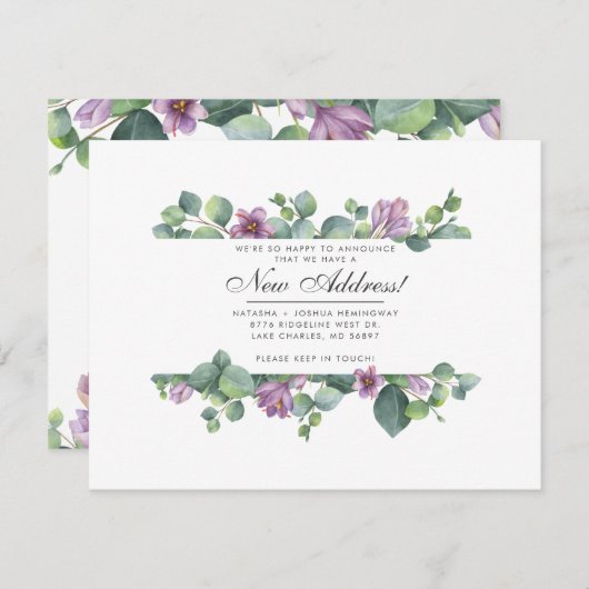 ユーカリプタスWeve移動した新しいアドレス植物移動 (正面/裏面)