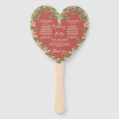 ユーカリプツスターフィッシュ秋秋テラコッタハート ハンドファン (裏面)