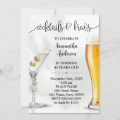 ユーカリプテスカクテル&ブリュウズカップルシャワー 招待状 (正面)