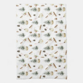 ユーカリプトゥスアクロスクリスマス キッチンタオル (縦)