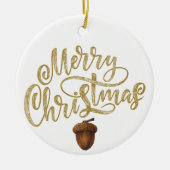 ユーカリプトゥスアクロスクリスマス セラミックオーナメント (正面)