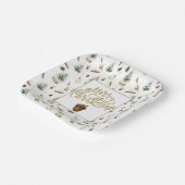 ユーカリプトゥスアクロスクリスマス ペーパープレート (傾斜あり)