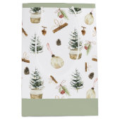 ユーカリプトゥスアクロスクリスマス ミディアムペーパーバッグ (正面)