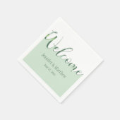 ユーカリプトゥスアンビエントウェルカム披露宴ナプキンス スタンダードカクテルナプキン (角)