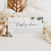 ユーカリプトゥスアンラップギフトブライダルシャワー エンクロージャーカード