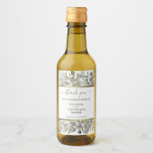 ユーカリプトゥスウィンターグリーン結婚サンキューズミニ ワインラベル (正面)