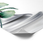 ユーカリプトゥスウェルカムカップルシャワーバブル&ブローズ ポスター (角)