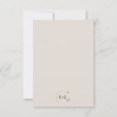 ユーカリプトゥスウォーターカラーバジェット結婚式招待状 招待状 (裏面)