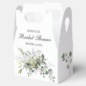 ユーカリプトゥスウォーターカラーブライダルシャワービーフボックス フェイバーボックス (オープン)