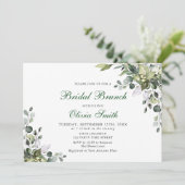 ユーカリプトゥスウォーターカラーブライダルブランチ 招待状 (スタンド正面)