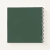 ユーカリプトゥスウォーターカラー結婚ボタニカルズゲスト ノートブック (裏面)