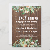 ユーカリプトゥスウッド4フォトIド婚約招待状 シーズンカード (正面)