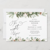 ユーカリプトゥスエバーグリーンナイトリハーサルディナー前 招待状 (正面)