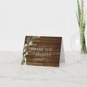 ユーカリプトゥスエレガントグリーンサキュリー サンキューカード (正面)