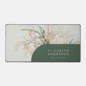 ユーカリプトゥスエレガントグリーンラージマウス デスクマット (正面)