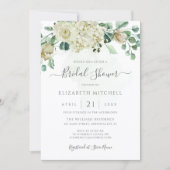 ユーカリプトゥスエレガントフローラブライダルシャワー 招待状 (正面)