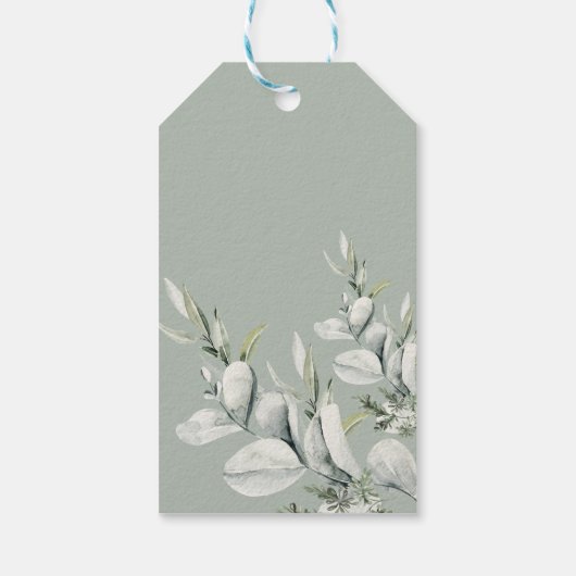 ユーカリプトゥスオーストラリア動物誕生日ありがとう ギフトタグ (裏面)