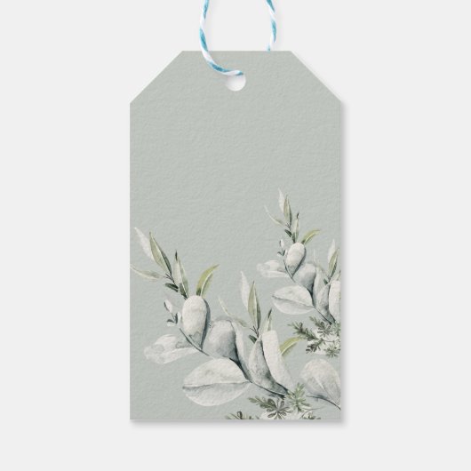 ユーカリプトゥスオーストラリア動物誕生日ありがとう ギフトタグ (裏面)