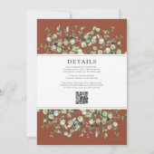 ユーカリプトゥスオールインワンテラコッタ結婚ズ 招待状 (裏面)