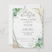 ユーカリプトゥスカジュアルフレ結婚ーム 招待状 (正面)