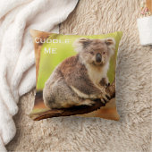 ユーカリプトゥスガムの木の可愛いオーストラリアのコアラ クッション (ブランケット)