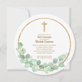 ユーカリプトゥスクロスファースト聖餐式 招待状 (正面)