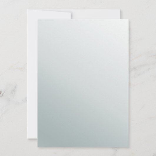 ユーカリプトゥスグリーンそれが男の子の赤ちゃんシャワー招待状 招待状 (裏面)