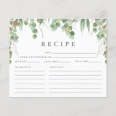 ユーカリプトゥスグリーンウォーターカラーブライダルシャワーレシピ (正面)