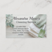 ユーカリプトゥスグリーンクリーニングサービスハウスキーピング 名刺 (正面)