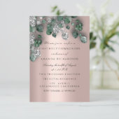 ユーカリプトゥスグリーンシルバーファースト聖餐式 招待状 (スタンド正面)