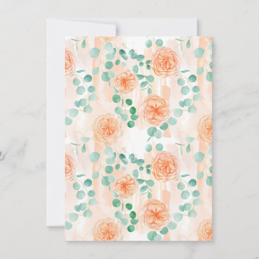 ユーカリプトゥスグリーンピーチフローラ婚約パーティ (裏面)