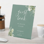 ユーカリプトゥスグリーンフローラグリーンリーゲストブック 台座サイン (インサイチュ)