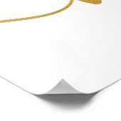 ユーカリプトゥスグリーンリーウェルカムサイン ポスター (角)