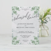 ユーカリプトゥスグリーンリーウォーターカラーリハーサルディナー 招待状 (スタンド正面)