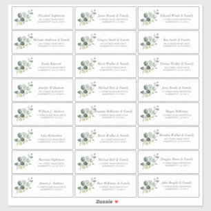 ユーカリプトゥスグリーンリーゲスト名より小さいラベル シール