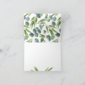 ユーカリプトゥスグリーンリーサンキューカード サンキューカード (内部)