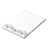 ユーカリプトゥスグリーンリーフローラ ノートパッド (回転)