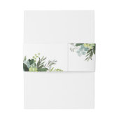 ユーカリプトゥスグリーンリーフ結婚式招待状 招待状ベリーバンド (裏面例)