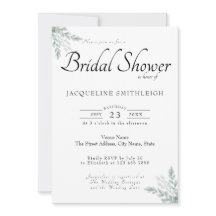 ユーカリプトゥスグリーンリーブライダルシャワー