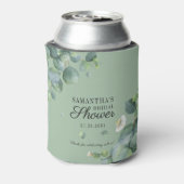 ユーカリプトゥスグリーンリーボタニカルブライダルシャワー 缶クーラー (缶裏面)