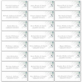 ユーカリプトゥスグリーンリー個人住所 シール