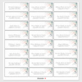 ユーカリプトゥスグリーンリー個人住所 シール (シート)