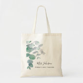 ユーカリプトゥスグリーンリー先生 トートバッグ (正面)