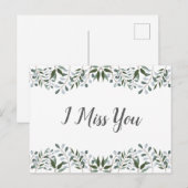 ユーカリプトゥスグリーンリー恋しく思フローラI You ポストカード (正面/裏面)