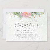 ユーカリプトゥスグリーンリー植物性リハーサルディナー 招待状 (正面)