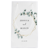 ユーカリプトゥスグリーンリー結婚ホテルズ抱き枕 スモールペーパーバッグ (正面)