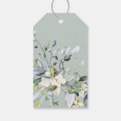 ユーカリプトゥスグリーンリー結婚式の引き出物ラベル ギフトタグ (裏面)