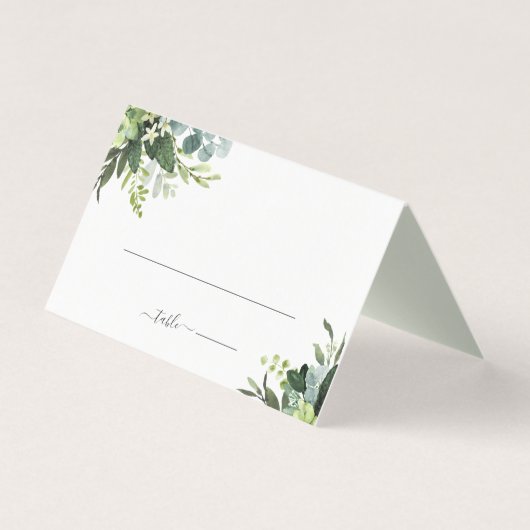 ユーカリプトゥスグリーン結婚リーフ座席表 (正面)